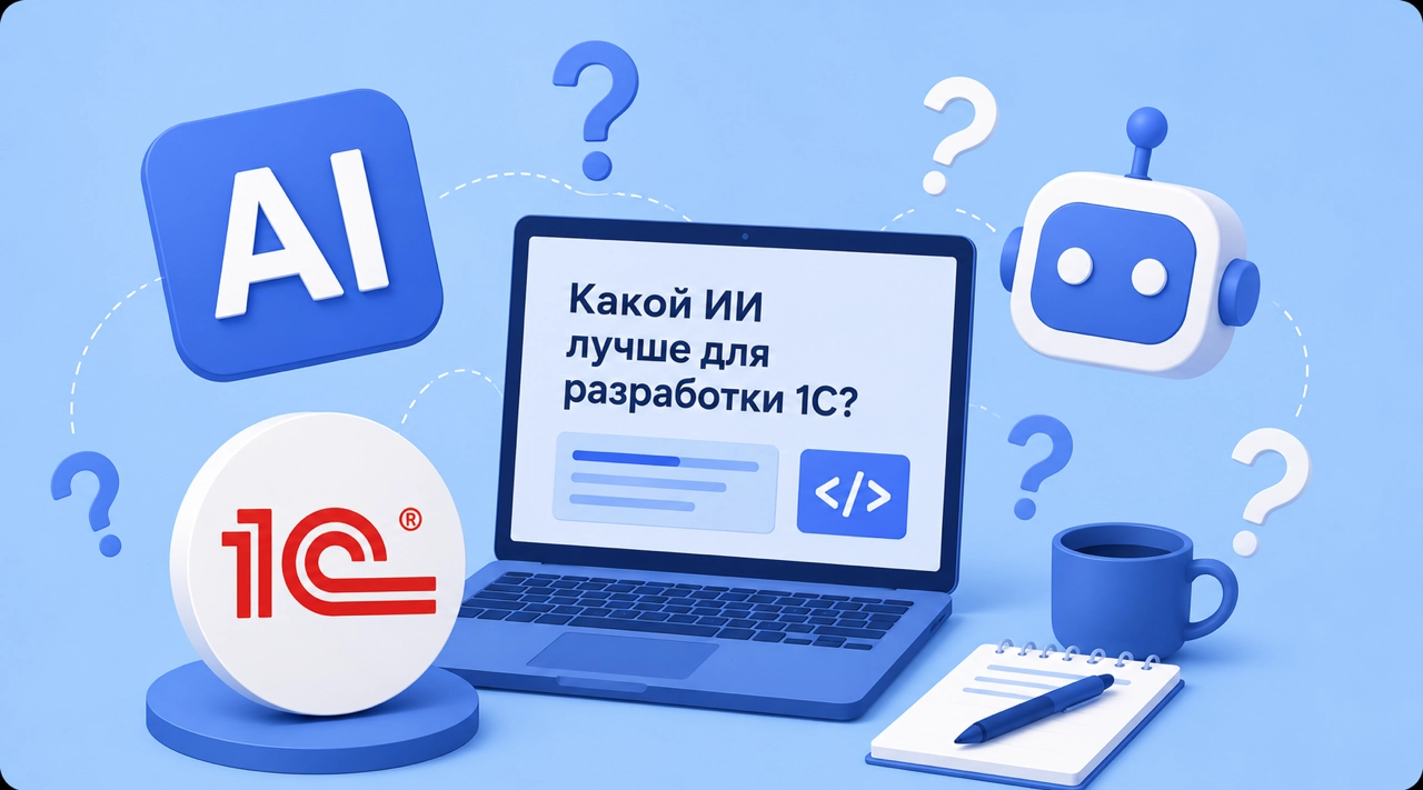 Какой ИИ лучше для разработки на 1С: где помогает, где врет и как ставить задачу