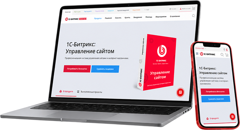 Разработка сайта на 1С-Битрикс: Управление сайтом